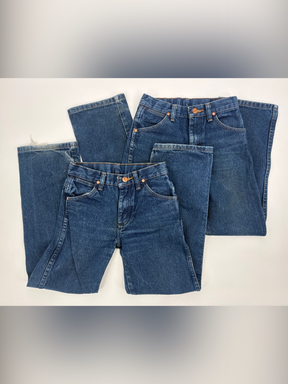 Wrangler Kids Dark Blue Denim Jeans - Set of 2